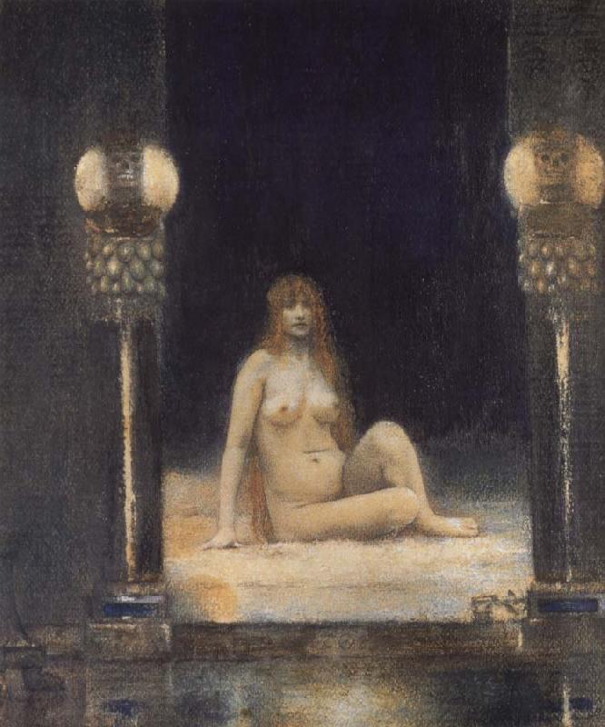 Fernand Khnopff Of Animality china oil painting image